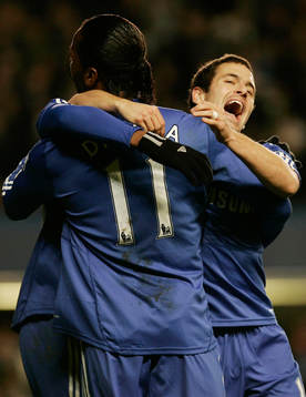 Joe Cole kramar om Didier Drogba, glädje, jubel, Chelsea