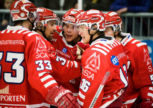 Anton Axelsson, Timrå, jubel med lagkamrater