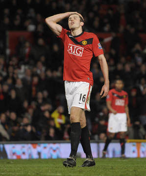 Fotboll, Premier League, engelsk, Manchester United - Aston