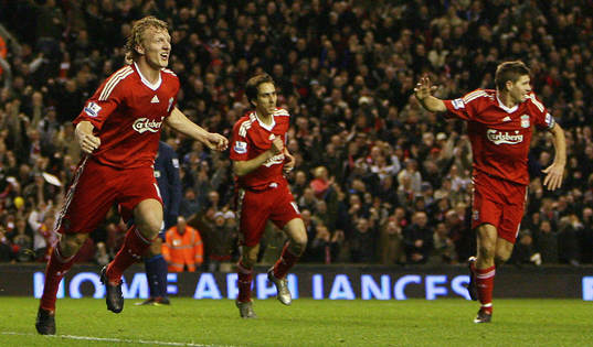 Dirk Kuyt, Liverpool (Jubel)
