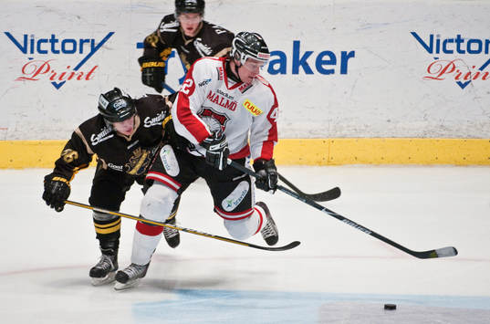 Oscar Ahlström, AIK och Jan Urbas, Malmö Redhawks