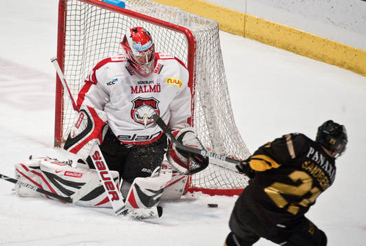 Markus Svensson, målvakt Malmö Redhawks