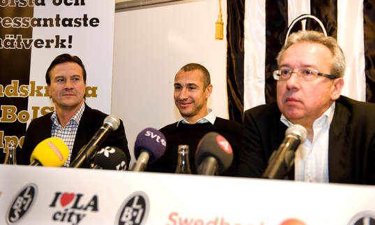 Per Harrysson, styrelseledamot, Henrik Larsson, ny tränare