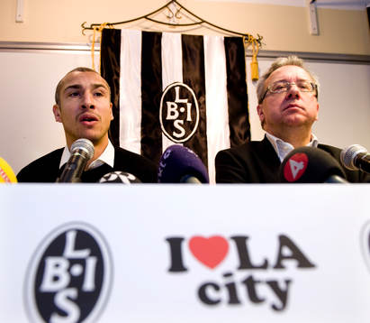 Ny tränare Henrik Larsson och Kennet Håkansson,