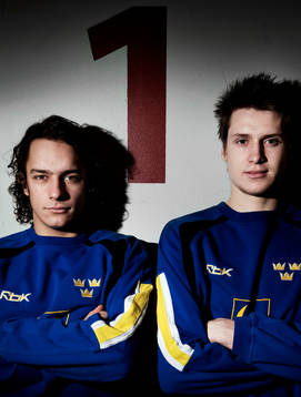 André Petersson och Oliver Ekman Larsson