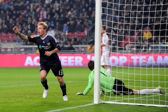 Jonathan Legear, Anderlecht, jubel