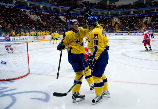 Mattias Weinhandl, Sverige jublar med Andreas Engqvist