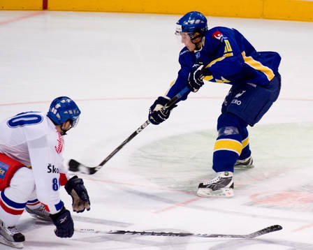 Mattias Weinhandl, Sverige skjuter in 4-3