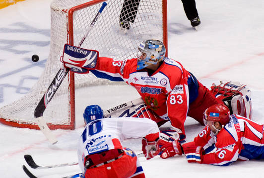 Vasili Koshechkin, Målvakt Ryssland räddar