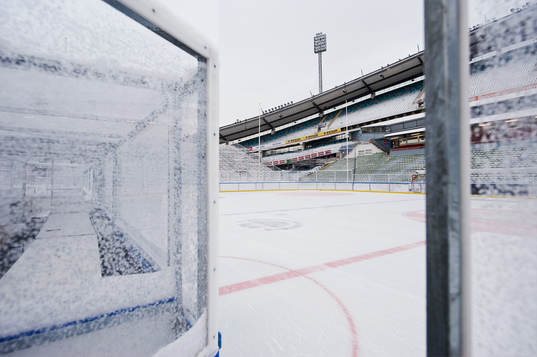 Inför Frölunda-Färjestad på Ullevi