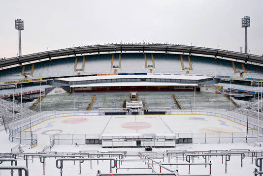 Inför Frölunda-Färjestad på Ullevi