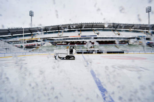 Inför Frölunda-Färjestad på Ullevi