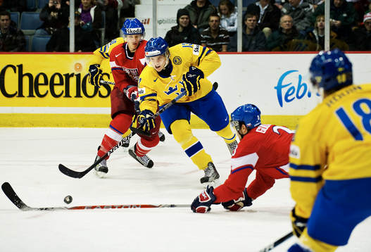 Jakob Silfverberg, Sverige, tar sig igenom det tjeckiska