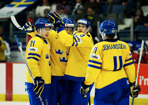 Magnus Pääjärvi Svensson, Adam Larsson, Oliver Ekman