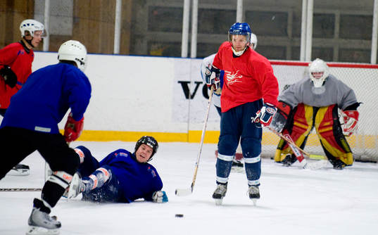 Ishockey, korphockey, spontanidrott