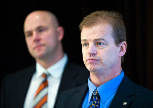 Mattias Norström, assisterande tränare och Bengt-Åke