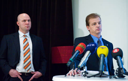 Mattias Norström, assisterande tränare och Bengt-Åke