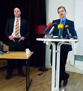 Mattias Norström, assisterande tränare och Bengt-Åke