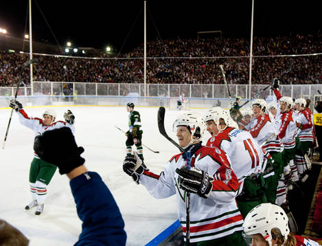 Frölunda, jubel. Per-Johan Axelsson, Frölunda