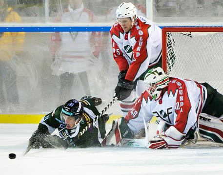 Christian Bäckman, Johan Holmqvist, målvakt, Frölunda,