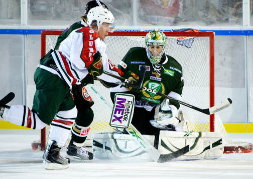 Henrik Karlsson, målvakt, Färjestad, Niklas Andersson,