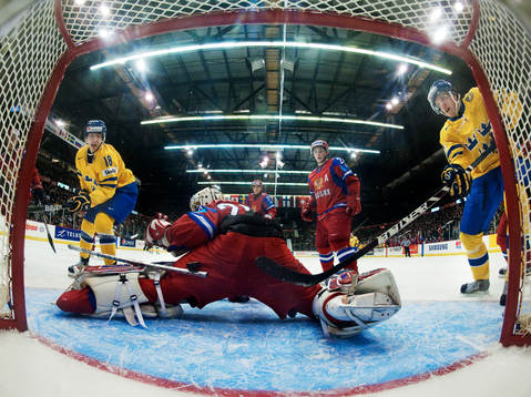 Anton Rödin och Jakob Silfverberg, Sverige, är båda