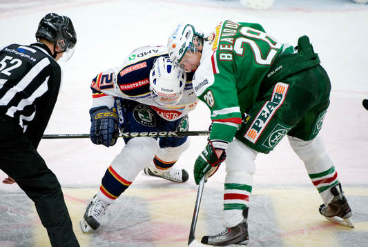 Andreas Engqvist, Djurgården och Eric Beaudoin, Rögle.