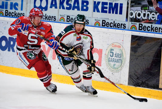 Stefan Gråhns, Södertälje, och Tomi Kallio, Frölunda