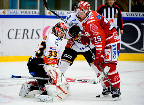 Mattias Modig, Målvakt Luleå och Martin Sonnenberg, Timrå