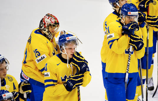 Jacob Markström, målvakt, Jakob Silfverberg och Magnus