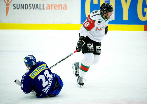 Nicklas Johansson, Sundsvall håller fast klubban för