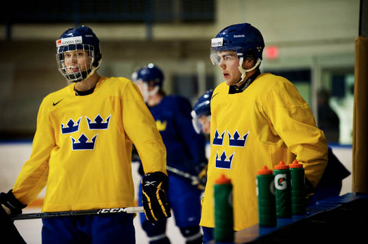 Adam Larsson och Magnus Pääjärvi Svensson