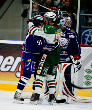 Andreas Jämtin, Linköping och Johan Alcén, Rögle,