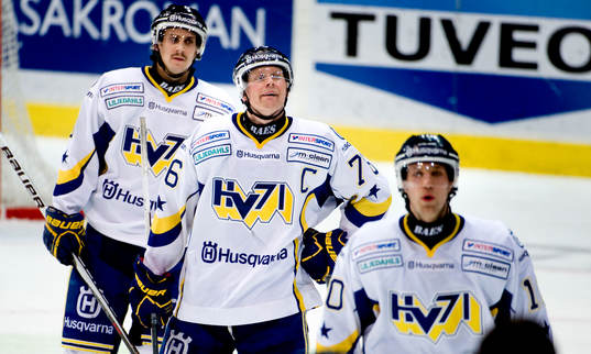 Daniel Grillfors, Johan Davidsson, Martin Thörnberg, HV71