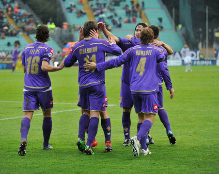 Glädje och jubel i Fiorentina