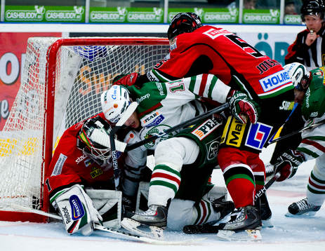 Mattias Sjögren, Rögle trycks in i Modos mål