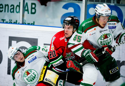 Jeremy Colliton och Andrée Brendheden, Rögle. Oscar