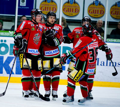 Markus Näslund, Modo, jubel med lagkompisar