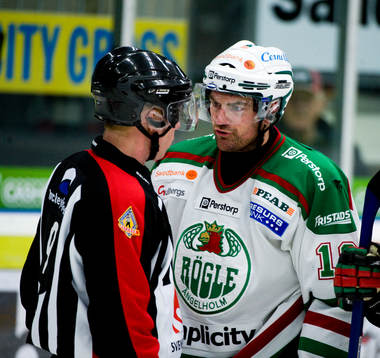 Peter Högardh, Rögle är inte överens med domare Per