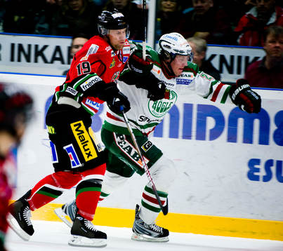 Markus Näslund, Modo och Eric Beaudoin, Rögle