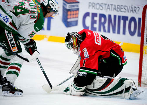 Jeremy Colliton, Rögle och Niklas Svedberg, målvakt, Modo