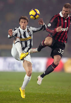 Marchisio, Juventus och David Beckham, Milan