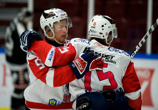 Mattias Remstam och Anders Eriksson, Borås, jubel