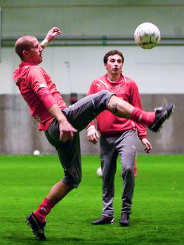 Ardian Gashi och Mattias Lindström,  två nyförvärv