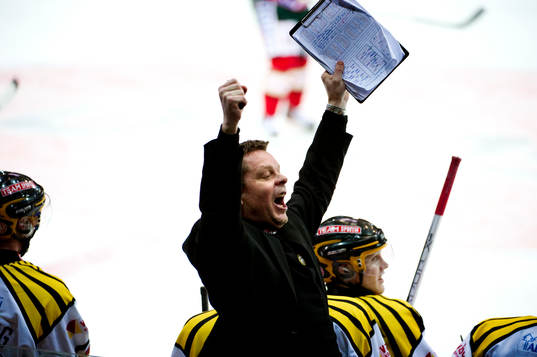 Niklas Czarnecki, tränare Brynäs jubel