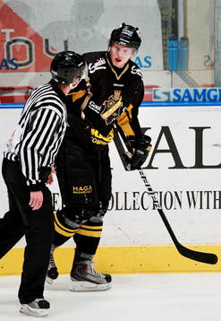 Per Savilahti Nagander, AIK, fick matchstraff