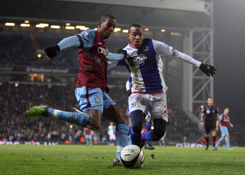 Ashley Young, Aston Villa och Martin Olsson, Blackburn