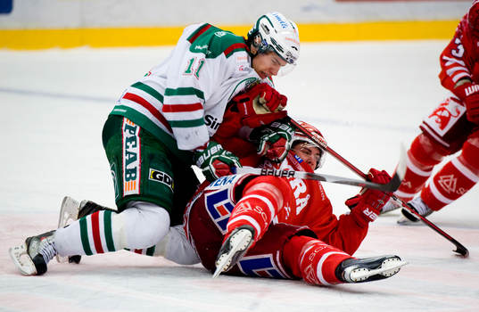 Mattias Sjögren, Rögle och Eric Moe, Timrå
