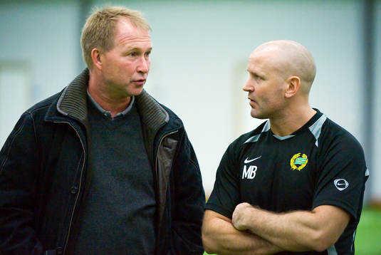 Per Apelgren och Michael Borgqvist, tränare