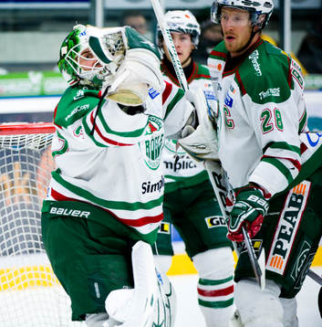 Cristopher Nihlstorp, målvakt och Eric Beaudoin
